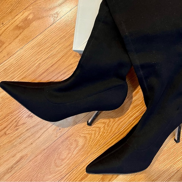 Black Stretch Tall Stretch Boot - Picture 10 of 10